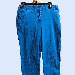 Chico’s turquoise blue Capri pants